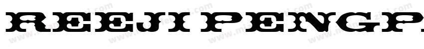 reeji pengpaigb regu字体转换